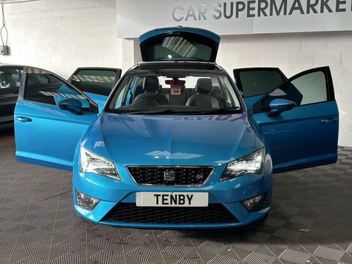 SEAT Leon 2.0 TDI FR Hatchback 5dr Diesel DSG Euro 6 (s/s) (184 ps) Hatchback Diesel BLUE