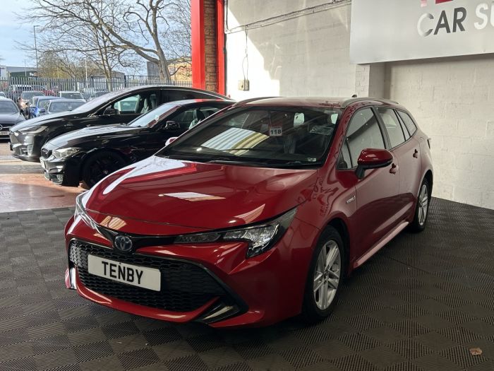 Toyota Corolla 1.8 VVT-h Icon Tech Touring Sports 5dr Petrol Hybrid CVT Euro 6 (s/s) (122 ps) Estate Hybrid RED