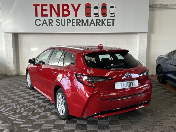 Toyota Corolla 1.8 VVT-h Icon Tech Touring Sports 5dr Petrol Hybrid CVT Euro 6 (s/s) (122 ps) Estate Hybrid RED