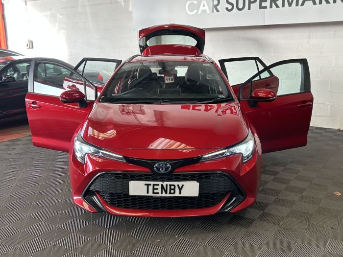 Toyota Corolla 1.8 VVT-h Icon Tech Touring Sports 5dr Petrol Hybrid CVT Euro 6 (s/s) (122 ps) Estate Hybrid RED