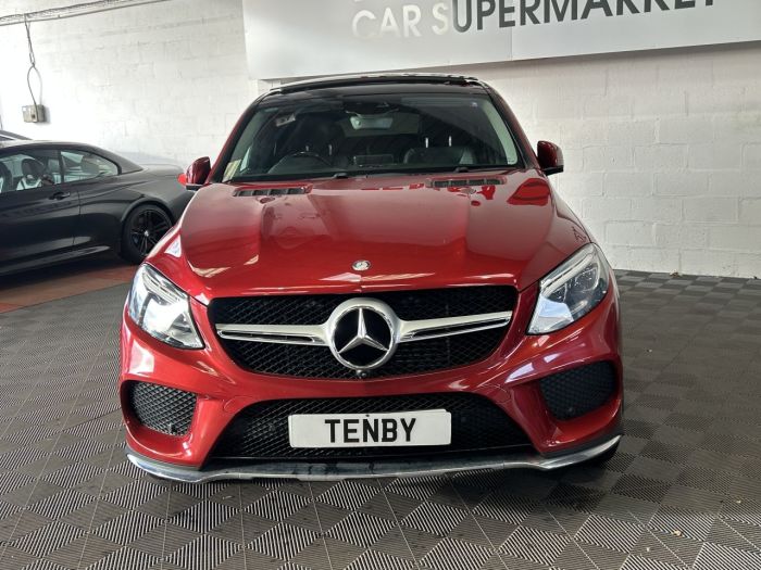 Mercedes-Benz GLE 3.0 GLE350d V6 AMG Line (Premium Plus) Coupe 5dr Diesel G-Tronic 4MATIC Euro 6 (s/s) (258 ps) SUV Diesel RED