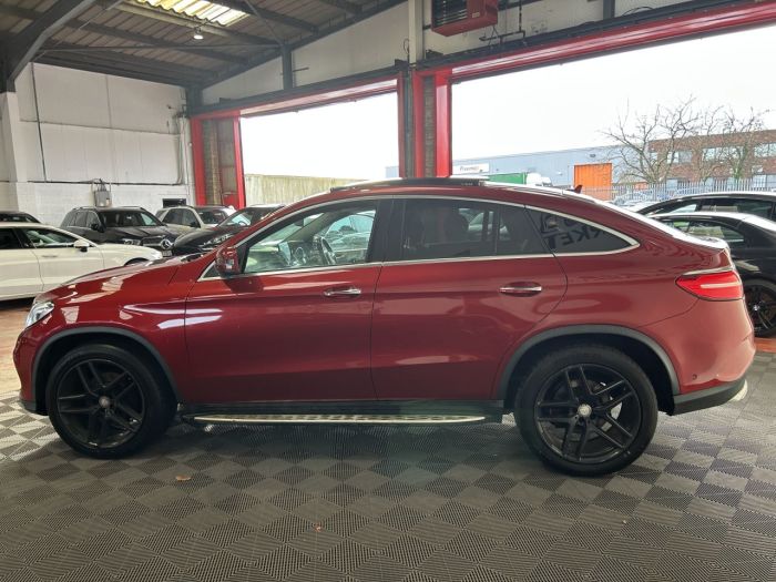 Mercedes-Benz GLE 3.0 GLE350d V6 AMG Line (Premium Plus) Coupe 5dr Diesel G-Tronic 4MATIC Euro 6 (s/s) (258 ps) SUV Diesel RED