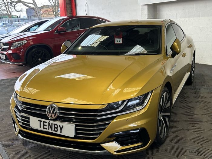 Volkswagen Arteon 2.0 TSI R-Line Fastback 5dr Petrol DSG Euro 6 (s/s) (190 ps) Hatchback Petrol YELLOW