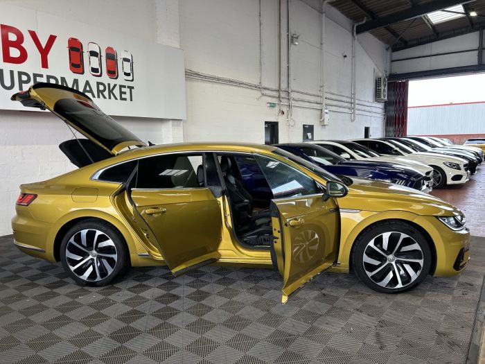 Volkswagen Arteon 2.0 TSI R-Line Fastback 5dr Petrol DSG Euro 6 (s/s) (190 ps) Hatchback Petrol YELLOW