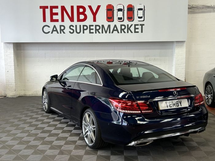 Mercedes-Benz E Class 3.0 E 350 D AMG LINE EDITION 2d 255 BHP Coupe Diesel BLUE