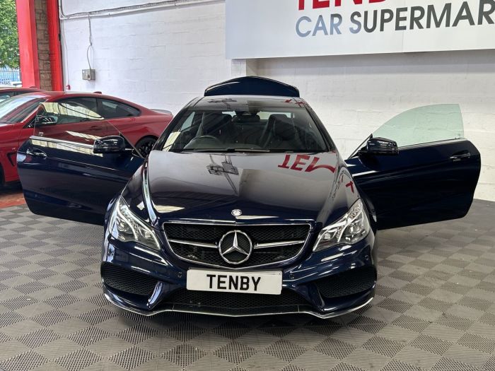 Mercedes-Benz E Class 3.0 E 350 D AMG LINE EDITION 2d 255 BHP Coupe Diesel BLUE