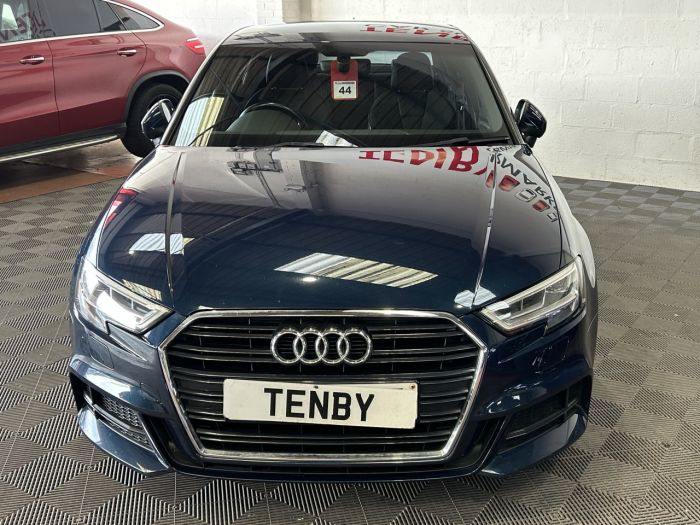 Audi A3 1.4 TFSI CoD S line Saloon 4dr Petrol S Tronic Euro 6 (s/s) (150 ps) Saloon Petrol BLUE