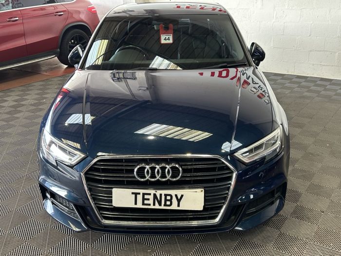 Audi A3 1.4 TFSI CoD S line Saloon 4dr Petrol S Tronic Euro 6 (s/s) (150 ps) Saloon Petrol BLUE