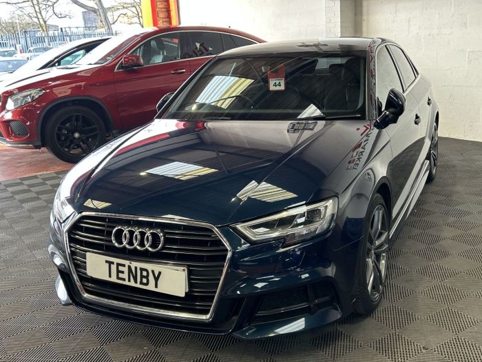 Audi A3 1.4 TFSI CoD S line Saloon 4dr Petrol S Tronic Euro 6 (s/s) (150 ps) Saloon Petrol BLUE