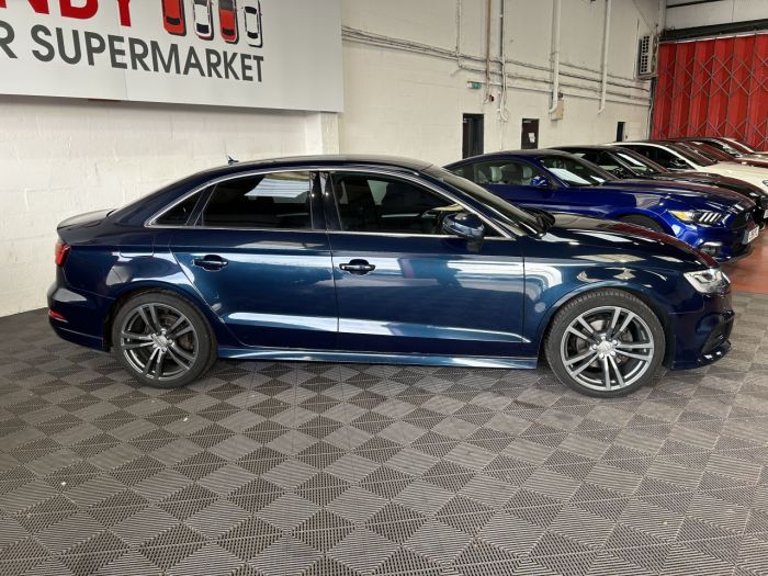 Audi A3 1.4 TFSI CoD S line Saloon 4dr Petrol S Tronic Euro 6 (s/s) (150 ps) Saloon Petrol BLUE