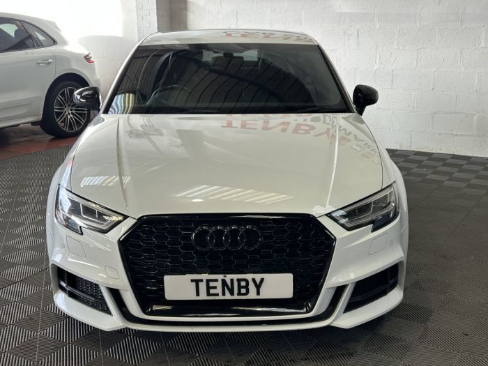 Audi A3 2.0 TDI S line Saloon 4dr Diesel S Tronic Auto 6Spd Euro 6 (s/s) (150 ps) Saloon Diesel WHITE