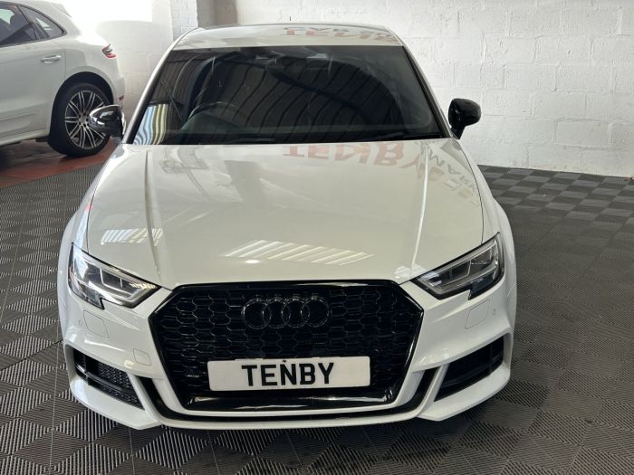 Audi A3 2.0 TDI S line Saloon 4dr Diesel S Tronic Auto 6Spd Euro 6 (s/s) (150 ps) Saloon Diesel WHITE