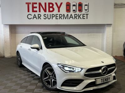 Mercedes-Benz CLA 1.3 CLA180 AMG Line (Premium Plus 2) Shooting Brake 5dr Petrol 7G-DCT Euro 6 (s/s) (136 ps) Estate Petrol WHITEMercedes-Benz CLA 1.3 CLA180 AMG Line (Premium Plus 2) Shooting Brake 5dr Petrol 7G-DCT Euro 6 (s/s) (136 ps) Estate Petrol WHITE at Motor Finance 4u Tunbridge Wells