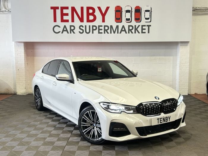 BMW 3 Series 2.0 330e 12kWh M Sport Saloon 4dr Petrol Plug-in Hybrid Auto Euro 6 (s/s) (292 ps) Saloon Hybrid WHITE