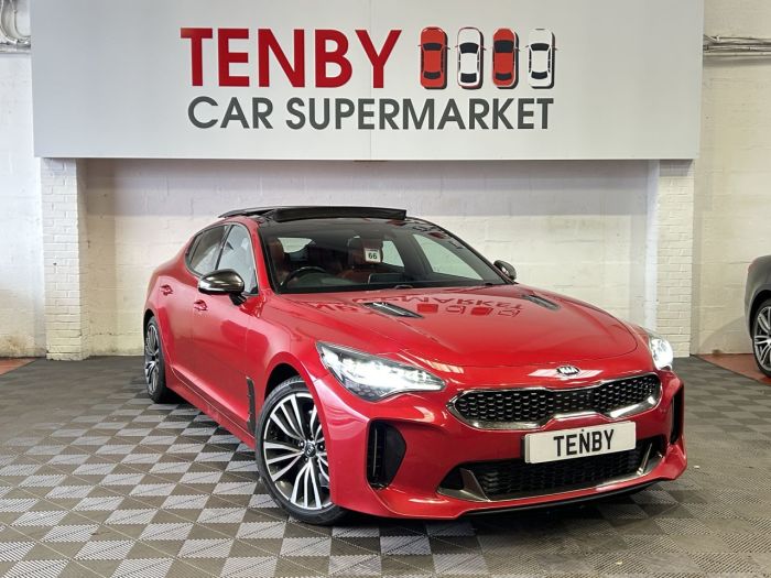 Kia Stinger 2.0 T-GDi GT-Line S Gran Turismo 5dr Petrol Auto Euro 6 (s/s) (242 bhp) Hatchback Petrol RED