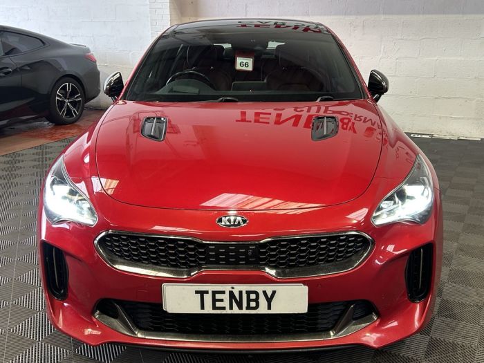 Kia Stinger 2.0 T-GDi GT-Line S Gran Turismo 5dr Petrol Auto Euro 6 (s/s) (242 bhp) Hatchback Petrol RED