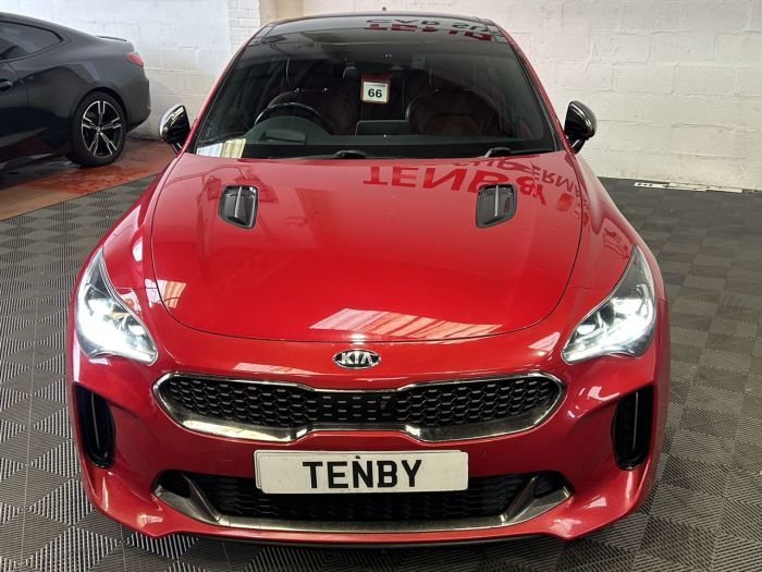 Kia Stinger 2.0 T-GDi GT-Line S Gran Turismo 5dr Petrol Auto Euro 6 (s/s) (242 bhp) Hatchback Petrol RED