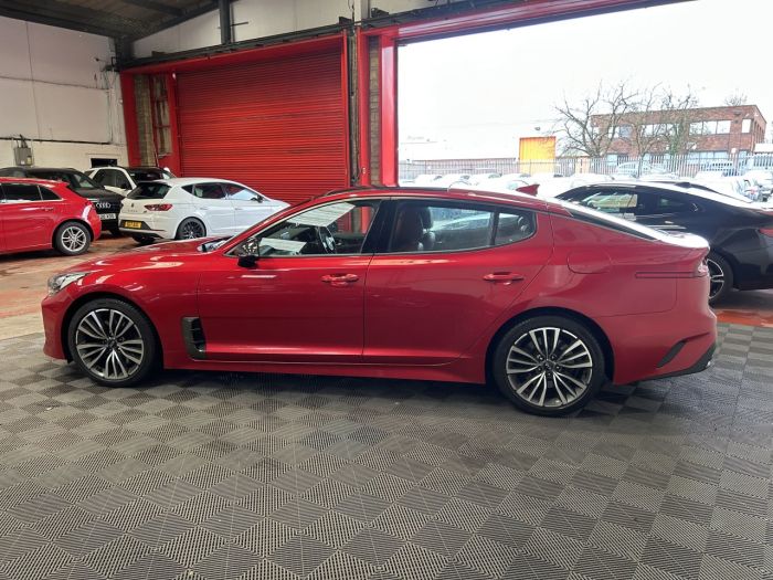 Kia Stinger 2.0 T-GDi GT-Line S Gran Turismo 5dr Petrol Auto Euro 6 (s/s) (242 bhp) Hatchback Petrol RED