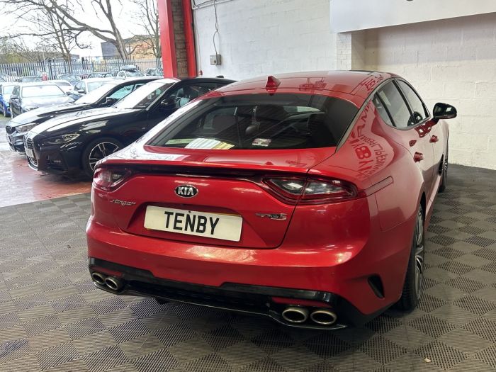 Kia Stinger 2.0 T-GDi GT-Line S Gran Turismo 5dr Petrol Auto Euro 6 (s/s) (242 bhp) Hatchback Petrol RED