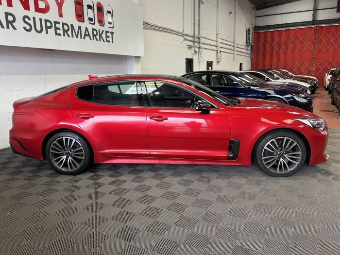 Kia Stinger 2.0 T-GDi GT-Line S Gran Turismo 5dr Petrol Auto Euro 6 (s/s) (242 bhp) Hatchback Petrol RED