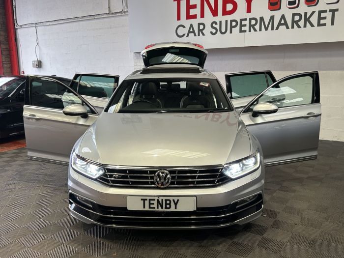 Volkswagen Passat 2.0 BiTDI BlueMotion Tech R-Line Estate 5dr Diesel DSG 4Motion Euro 6 (s/s) (240 ps) Estate Diesel SILVER