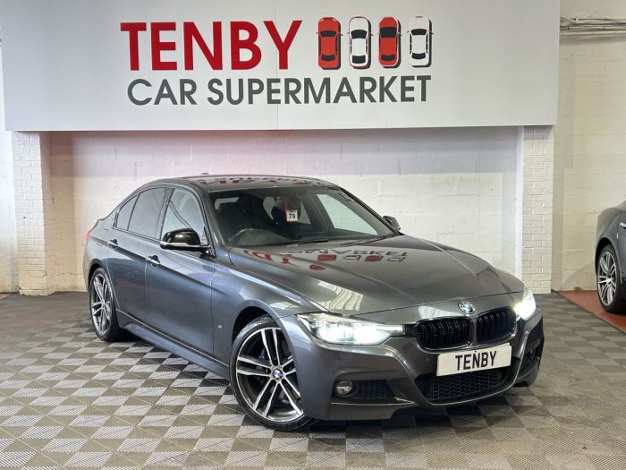 BMW 3 Series 2.0 330e 7.6kWh M Sport Shadow Edition Saloon 4dr Petrol Plug-in Hybrid Auto Euro 6 (s/s) (252 ps) Saloon Hybrid GREY