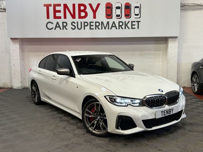 BMW 3 Series 3.0 M340i MHT Saloon 4dr Petrol Hybrid Auto xDrive Euro 6 (s/s) (374 ps) Saloon Hybrid WHITE