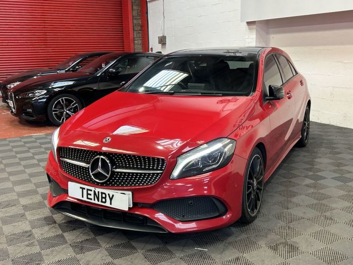 Mercedes-Benz A Class 2.1 A220d AMG Line (Premium Plus) Hatchback 5dr Diesel 7G-DCT 4MATIC Euro 6 (s/s) (177 ps) Hatchback Diesel RED