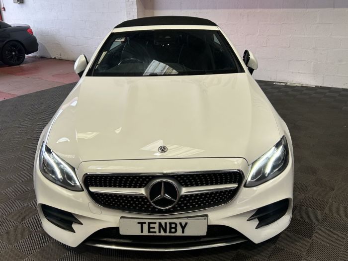 Mercedes-Benz E Class 2.0 E220d AMG Line (Premium) Cabriolet 2dr Diesel G-Tronic+ Euro 6 (s/s) (194 ps) Convertible Diesel WHITE