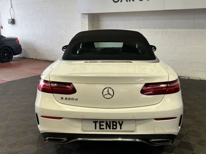 Mercedes-Benz E Class 2.0 E220d AMG Line (Premium) Cabriolet 2dr Diesel G-Tronic+ Euro 6 (s/s) (194 ps) Convertible Diesel WHITE