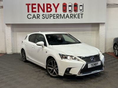 Lexus CT 1.8 200h F Sport Hatchback 5dr Petrol Hybrid CVT Euro 6 (s/s) (136 ps) Hatchback Hybrid WHITELexus CT 1.8 200h F Sport Hatchback 5dr Petrol Hybrid CVT Euro 6 (s/s) (136 ps) Hatchback Hybrid WHITE at Motor Finance 4u Tunbridge Wells