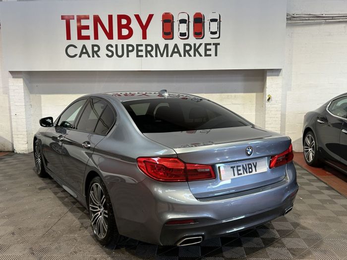 BMW 5 Series 2.0 520d M Sport Saloon 4dr Diesel Auto Euro 6 (s/s) (190 ps) Saloon Diesel BLUE