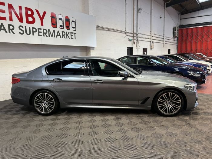 BMW 5 Series 2.0 520d M Sport Saloon 4dr Diesel Auto Euro 6 (s/s) (190 ps) Saloon Diesel BLUE