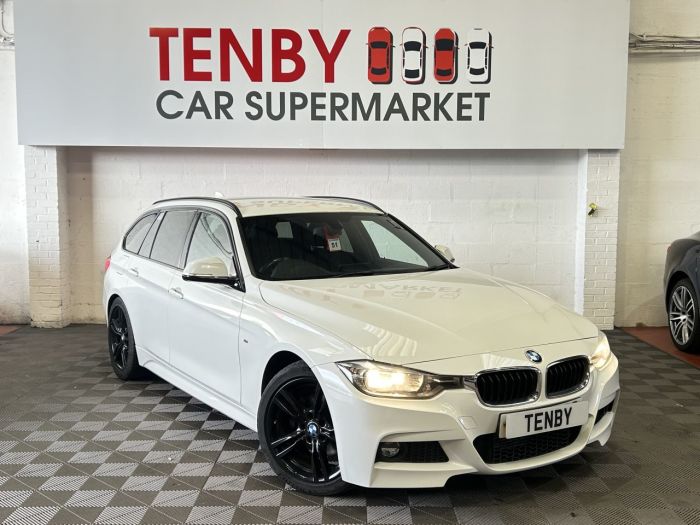 BMW 3 Series 2.0 320d M Sport Touring 5dr Diesel Auto Euro 6 (s/s) (190 ps) Estate Diesel WHITE