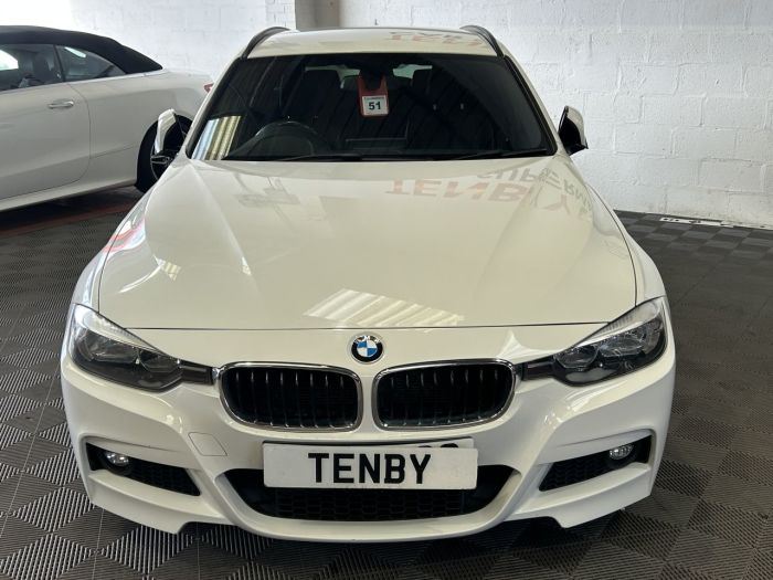 BMW 3 Series 2.0 320d M Sport Touring 5dr Diesel Auto Euro 6 (s/s) (190 ps) Estate Diesel WHITE