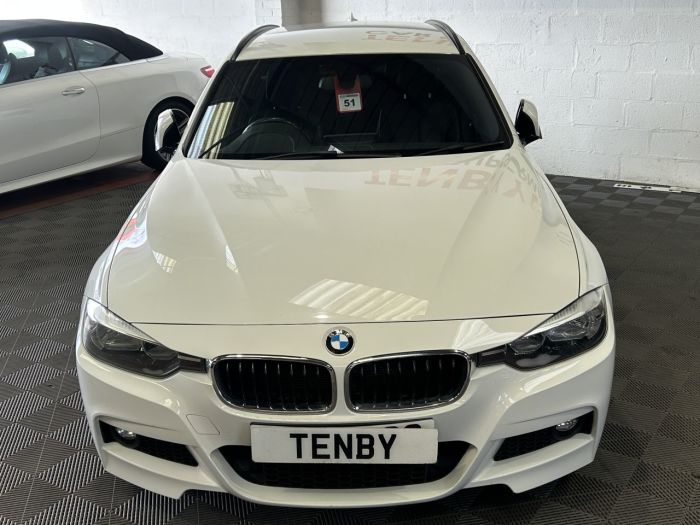 BMW 3 Series 2.0 320d M Sport Touring 5dr Diesel Auto Euro 6 (s/s) (190 ps) Estate Diesel WHITE