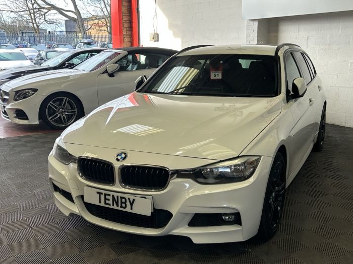 BMW 3 Series 2.0 320d M Sport Touring 5dr Diesel Auto Euro 6 (s/s) (190 ps) Estate Diesel WHITE