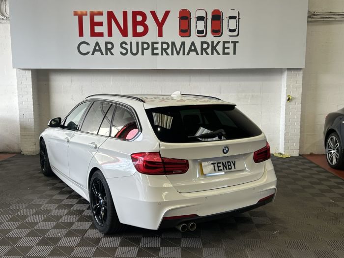 BMW 3 Series 2.0 320d M Sport Touring 5dr Diesel Auto Euro 6 (s/s) (190 ps) Estate Diesel WHITE