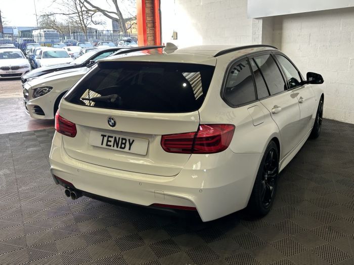 BMW 3 Series 2.0 320d M Sport Touring 5dr Diesel Auto Euro 6 (s/s) (190 ps) Estate Diesel WHITE