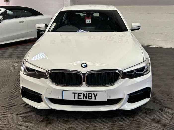 BMW 5 Series 2.0 520d M Sport Saloon 4dr Diesel Auto Euro 6 (s/s) (190 ps) Saloon Diesel WHITE