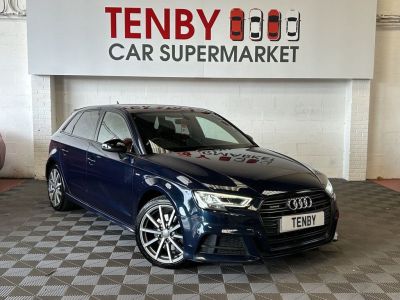 Audi A3 2.0 TDI Black Edition Sportback 5dr Diesel S Tronic quattro Euro 6 (s/s) (184 ps) Hatchback Diesel BLUEAudi A3 2.0 TDI Black Edition Sportback 5dr Diesel S Tronic quattro Euro 6 (s/s) (184 ps) Hatchback Diesel BLUE at Motor Finance 4u Tunbridge Wells