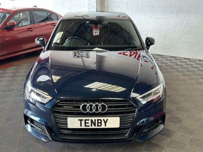 Audi A3 2.0 TDI Black Edition Sportback 5dr Diesel S Tronic quattro Euro 6 (s/s) (184 ps) Hatchback Diesel BLUE