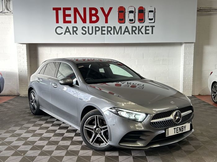 Mercedes-Benz A Class 1.3 A250e 15.6kWh AMG Line (Premium 2) Hatchback 5dr Petrol Plug-in Hybrid 8G-DCT Euro 6 (s/s) (218 ps) Hatchback Hybrid GREY