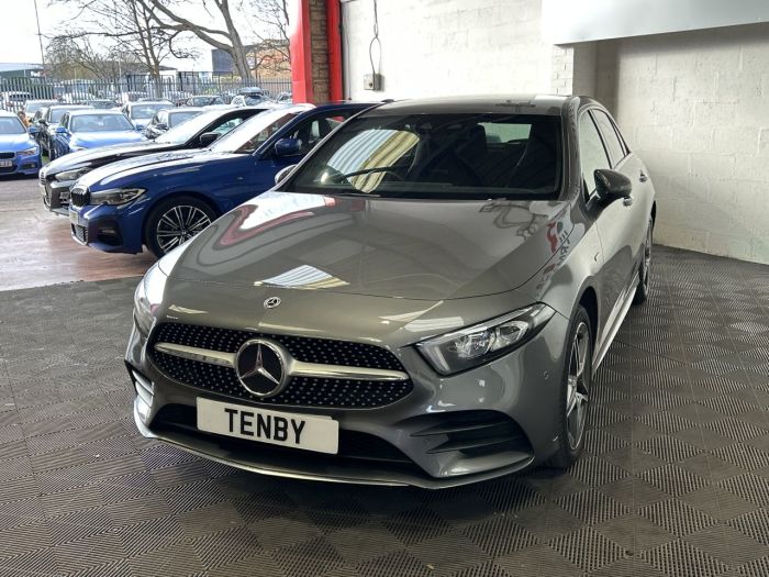 Mercedes-Benz A Class 1.3 A250e 15.6kWh AMG Line (Premium 2) Hatchback 5dr Petrol Plug-in Hybrid 8G-DCT Euro 6 (s/s) (218 ps) Hatchback Hybrid GREY