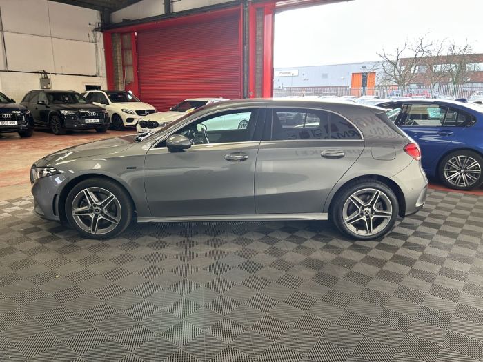 Mercedes-Benz A Class 1.3 A250e 15.6kWh AMG Line (Premium 2) Hatchback 5dr Petrol Plug-in Hybrid 8G-DCT Euro 6 (s/s) (218 ps) Hatchback Hybrid GREY