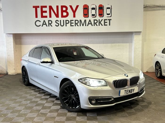 BMW 5 Series 2.0 528i Luxury Saloon 4dr Petrol Auto Euro 6 (s/s) (245 ps) Saloon Petrol SILVER