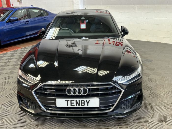 Audi A7 3.0 TDI V6 45 S line Sportback 5dr Diesel Tiptronic quattro Euro 6 (s/s) (231 ps) Hatchback Diesel BLACK