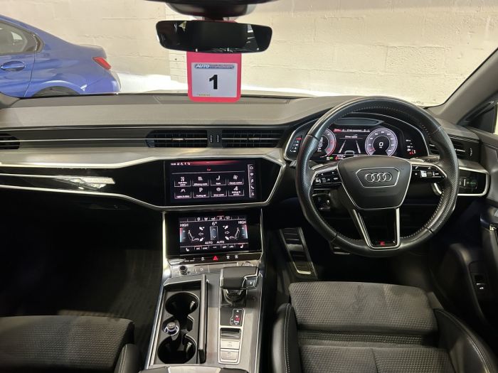 Audi A7 3.0 TDI V6 45 S line Sportback 5dr Diesel Tiptronic quattro Euro 6 (s/s) (231 ps) Hatchback Diesel BLACK