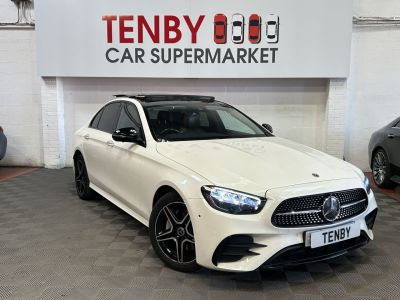 Mercedes-Benz E Class 2.0 E300e 13.5kWh AMG Line Night Edition (Premium Plus) Saloon 4dr Petrol Plug-in Hybrid G-Tronic+ Euro 6 (s/s) (320 ps) Saloon Hybrid WHITEMercedes-Benz E Class 2.0 E300e 13.5kWh AMG Line Night Edition (Premium Plus) Saloon 4dr Petrol Plug-in Hybrid G-Tronic+ Euro 6 (s/s) (320 ps) Saloon Hybrid WHITE at Motor Finance 4u Tunbridge Wells