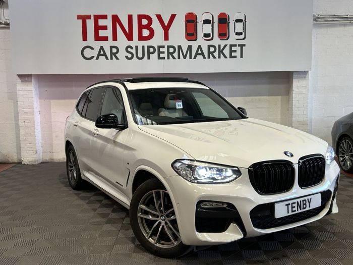 BMW X3 2.0 20d M Sport SUV 5dr Diesel Auto xDrive Euro 6 (s/s) (190 ps) SUV Diesel WHITE